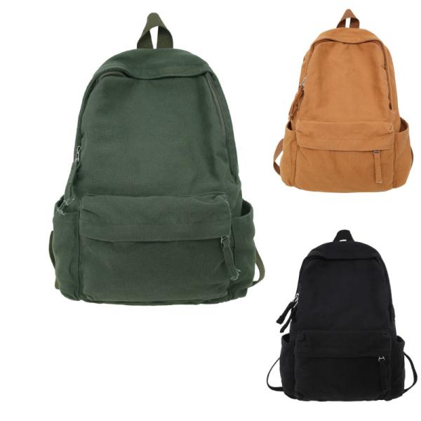 ヴィンテージ キャンバス バックパック 帆布 リュック Canvas Backpack（3色）