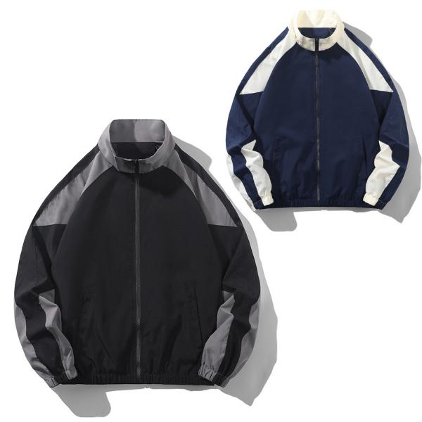 ナイロン ジャケット ウインドブレーカー ラグラン切替 nylon jacket