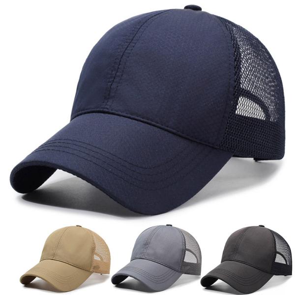 ハニカム メッシュ キャップ カーブブリム mesh cap (4色)