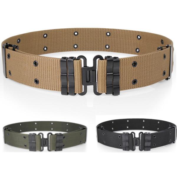 ミリタリー GIスタイル ピストル ベルト フックタイプ Pistol Belts（3色）