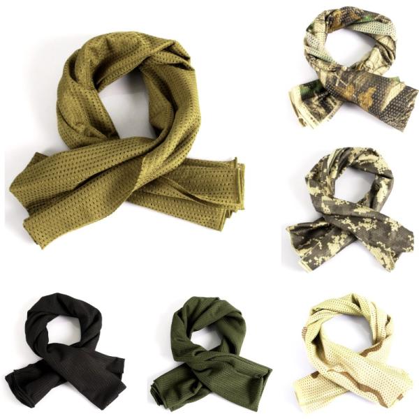 アーミースカーフ タクティカルラップ TACTICAL WARP メッシュ ストール(10色）