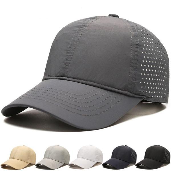 メッシュバック 撥水 ポリエステル キャップ Baseball Cap (5色)サマーキャップ