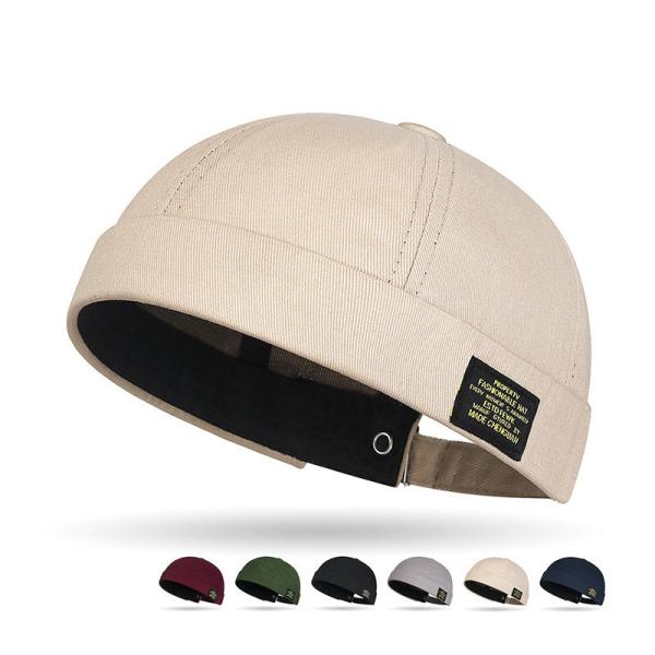 ミリタリータグ ロールキャップ ツバなし帽 コットン ツイル Rolll Cap (6色)