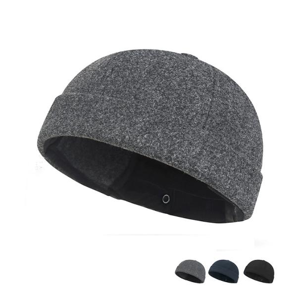 フランネル ロールキャップ Rolll Cap ツバなし帽 フィッシャーマン キャップ (３色)