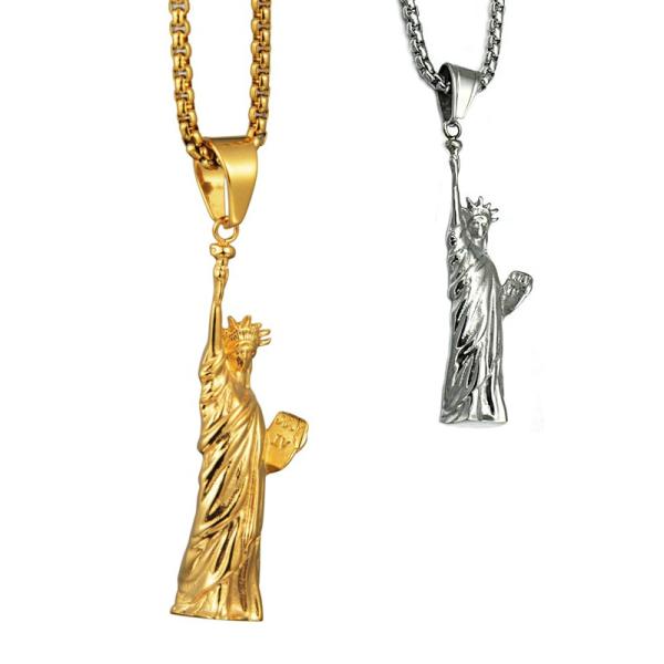 ネックレス 自由の女神(2色）メンズ ネックレス Necklace USA Symbols