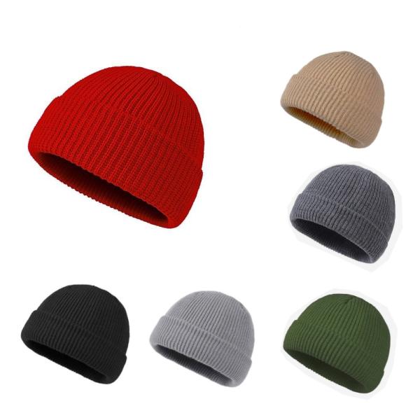 ニット ショート ワッチキャップ ニット帽 (6色)