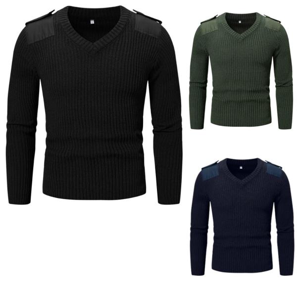 Vネック コマンド セーター（3色）G.I..STYLE V-NECK SWEATERS