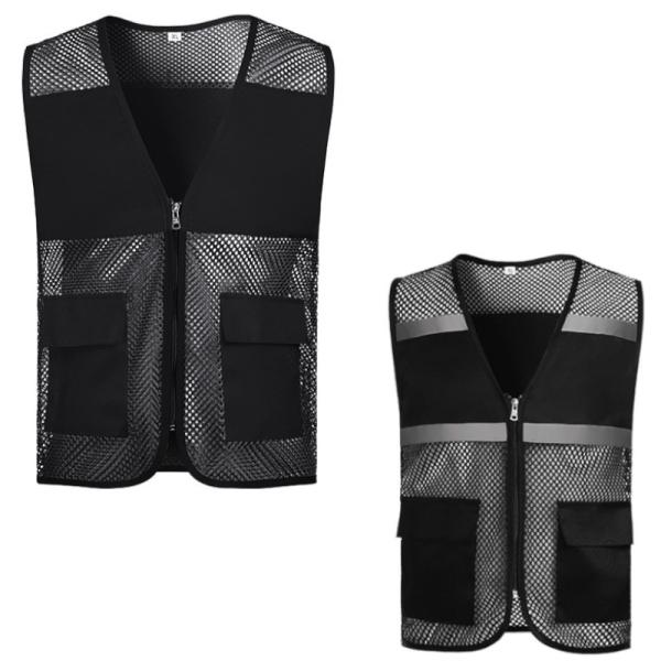 メッシュ ベスト ワーク ベスト Mesh Vest ユニホームベスト Size L〜4XL【送料無...