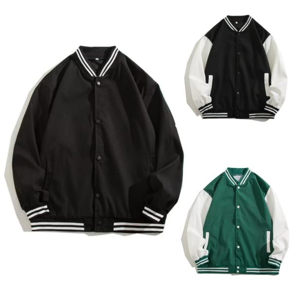 ベースボール ジャケット スタジャン スナップジャンパー