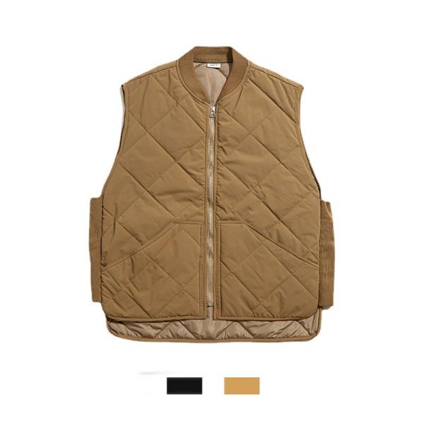 ダイヤモンド キルティング ベスト Diamond Quilted vest ワーク ベスト