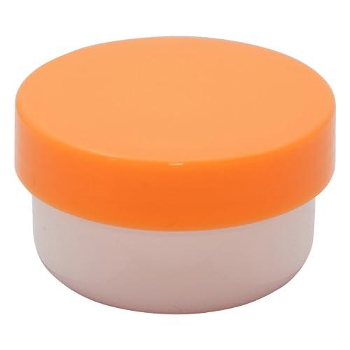 エムアイケミカル 軟膏容器プラ壷A-3号(未滅菌) 22CC(100コイリ) キャップ:オレンジ