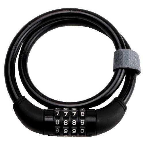 PALMY(パルミー) ナンバーセットワイヤーロック P-4273/Φ12×700mm ブラック