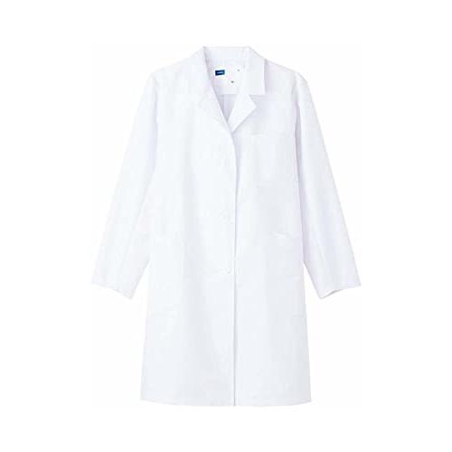 白衣 ドクターコートハーフ丈 レディースシングルハーフコート メディカルウェア・レディス (4L) ...