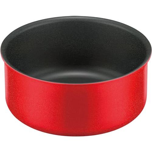 サーモス デュラブルシリーズ 取っ手のとれる鍋KOC 18cm ガス火専用 ブライトレッド KOC-...