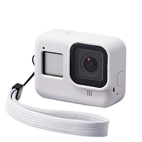 エレコム GoPro HERO8 Black ケース シリコン素材 ライトグレー AC-GP8BSS...