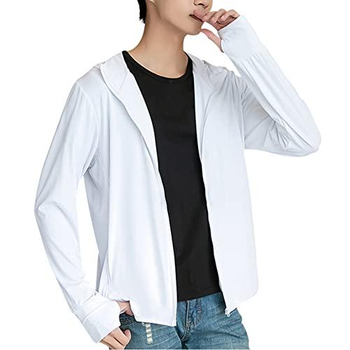 [Nesseo] ラッシュガード メンズ 長袖 パーカー 水着 ラッシュパーカー オーバーウェア 大...