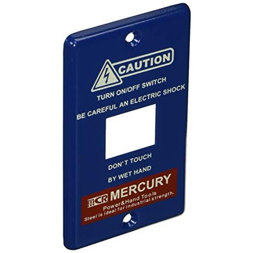 キーストーン デザイン小物 ネイビー マーキュリー スイッチプレート 1ヶ口 MESWPL1N