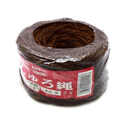 エルモ シュロ太引き縄4mm茶80m