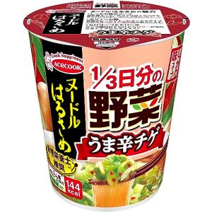 ヌードルはるさめ エースコック 1/3日分の野菜 うま辛チゲ 44g×12(6×2