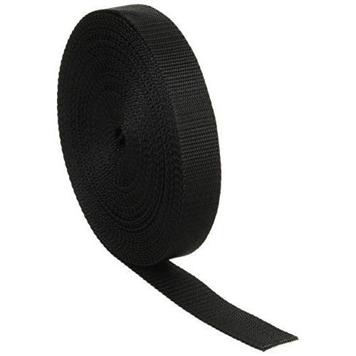 エスコ(Esco) 20x1.2mm/10m ベルト・平織(PP製・黒)