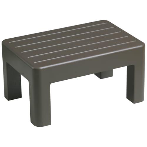 小原産業 プラスチック便利台 高さ22cm 中型タイプ ブラウン ST-505