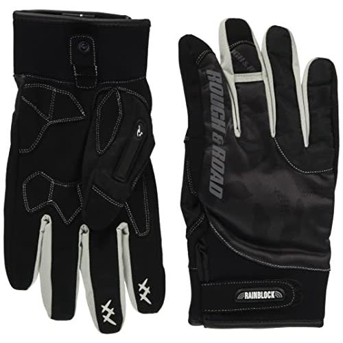 ラフアンドロード(ROUGH&amp;ROAD) ラフレイングローブ ブラックカモ L RR8912BK-C...