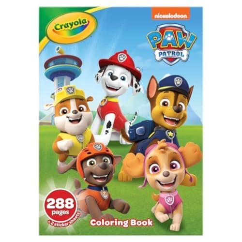 Crayola Paw Patrol Coloring Book with Stickers Gif...