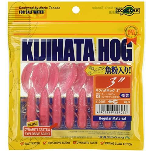 エコギア(Ecogear) ルアー キジハタホッグ 3インチ #158 スーパーホログラム/ピンクグ...
