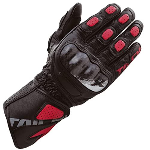 [RSタイチ] GP-X レーシング グローブ ロードレース レザー ブラック/レッド M [NXT...