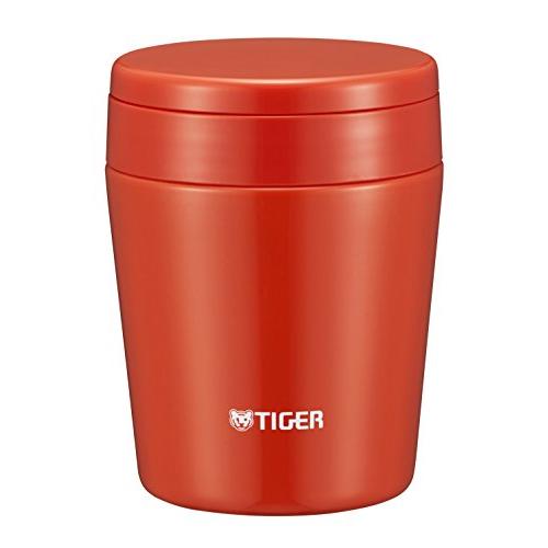 タイガー 魔法瓶 真空 断熱 スープ ジャー 300ml 保温 弁当箱 広口 まる底 チリレッド M...