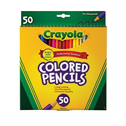 クレヨラ (Crayola) 色えんぴつ 50色 鮮やかな発色 684050 正規品
