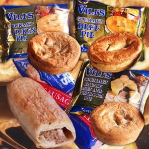 ビリーズ ミートパイ おためし4種類セット オーストラリア産 Vili's 直輸入品 ビーフパイ ソーセージロール ポイント消化