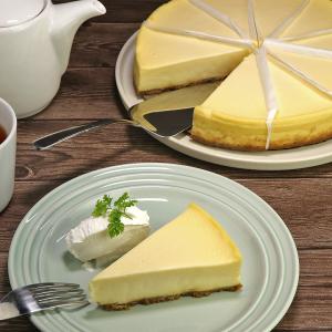 ニューヨークチーズケーキ プレーン (直径20cm/10ピースカット済み) ホールケーキ ≪本格・本場の冷凍ケーキ/業務用≫ -SW005