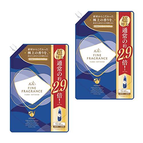 ファーファ 濃縮 柔軟剤 ファインフレグランス オム 詰替 超特大 (1440ml) クリスタル ム...