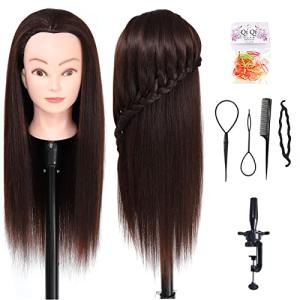 美容師国家試験課題カットウィッグ練習用 ブロッキングガイド付