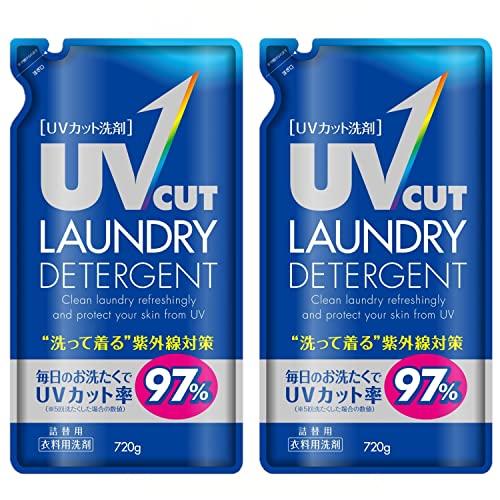 【まとめ買い】 ファーファ UVカット 洗剤 ベビーフローラルの香り 詰め替え 720g×2個セット...