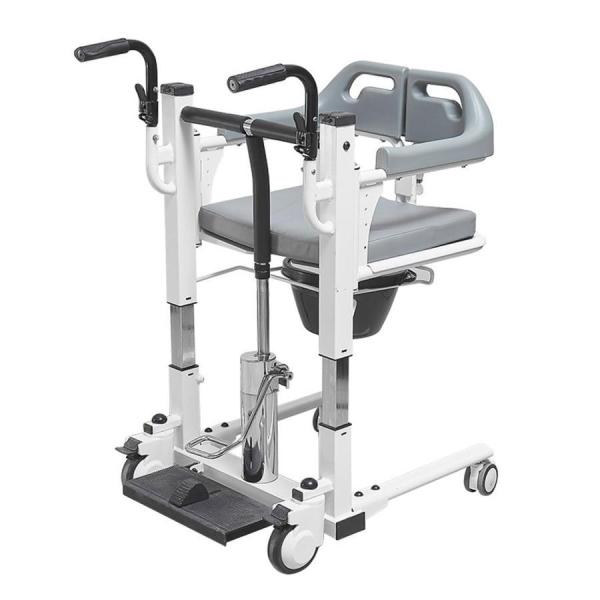 多機能車椅子 4 で 1 油圧リフトシフトチェア障害者高齢者看護ウォーカー便器椅子ベアリング 120...
