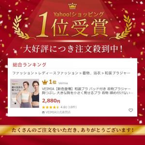 VEIMIA 和装ブラ【2点セット】パッド付き...の詳細画像1