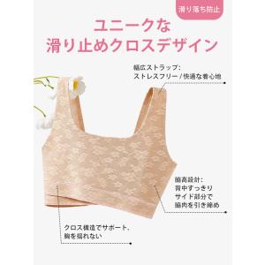 VEIMIA 桜吹雪・胸を小さく見せるブラ 揺...の詳細画像5