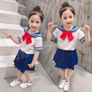 美少女戦士セーラームーン風コスプレ 衣装 子供服 制服 学院風 上下セットハロウィン子供衣装 男の子女の子 セーラー服可愛い キッズ 子供用