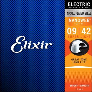 Elixir NANOWEB 0942 Super Light エリクサー コーティングギター弦 12002｜theonestore