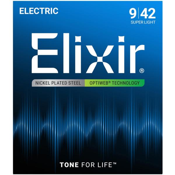 Elixir OPTIWEB 0942 Super Light エリクサー コーティングギター弦 1...