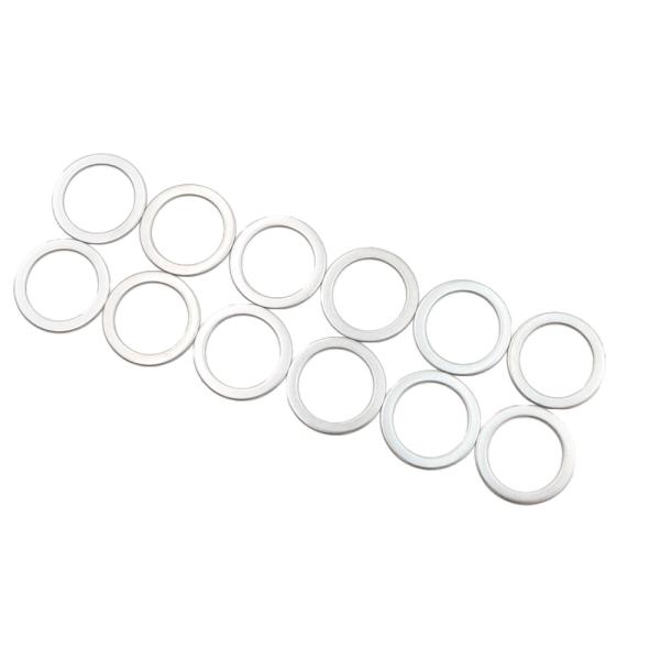 DYNAX フットスイッチ ワッシャー エフェクターワッシャー 12枚入り 3PDT対応(M12) ...