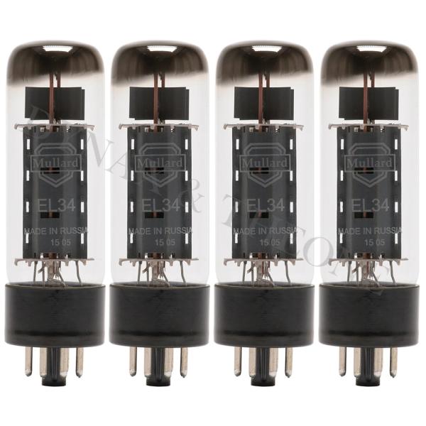 復刻 Mullard EL34 マッチドクワッド (4本) パワー菅
