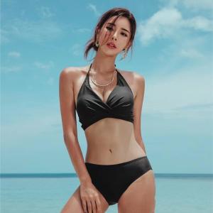 ビキニ レディース  水着 セクシー ホルダーネック体型カバー おしゃれ 上下セット  盛れる きれいめ  女性 夏[THEOPHEMIA] 9004