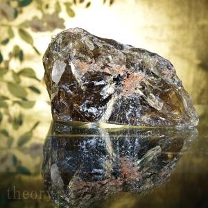 ルチル　置物 theory xyz ルチルクォーツ 置物 母岩(結晶)入り ゴールドルチル 原石