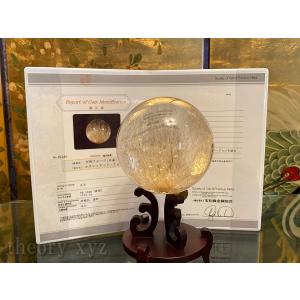 theory xyz 天然水晶 無垢 丸玉 最高級 甲府研磨 水晶玉 天然 99.90mm