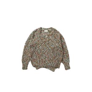 【正規取扱店】beautiful people tie-dye yarn cotton v-neck pullover (ビューティフルピープル)