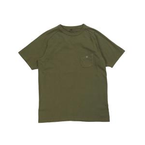 NIGEL CABOURN ニュー ベーシックTシャツ GREEN (ナイジェルケーボン)｜thepark