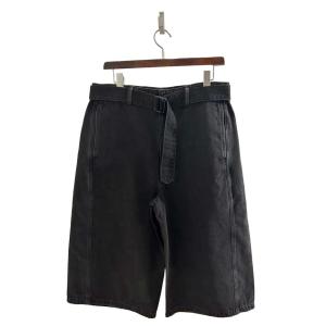 【正規取扱店】LEMAIRE TWISTED SHORT DENIM BLACK (ルメール)｜thepark